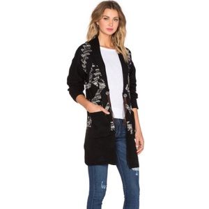 Obey Aztec style open knit Cardigan Obey Aztec style open knit Cardigan