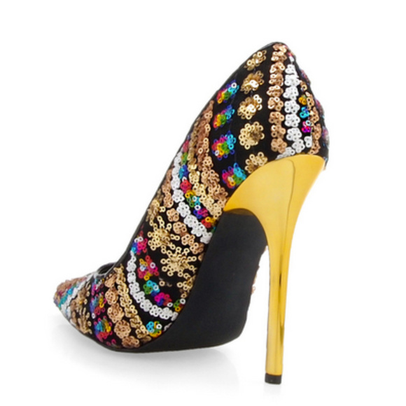 Rolling Sequins Pumps - Picture 4 of 5