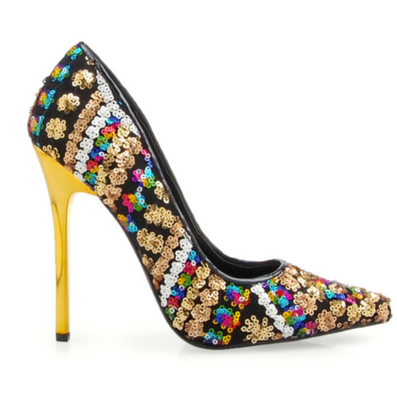Rolling Sequins Pumps - Picture 5 of 5