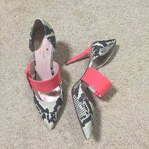 KATE SPADE: snakeskin Mary Jane heels KATE SPADE: snakeskin Mary Jane heels