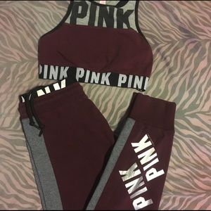 PINK matching set PINK matching set