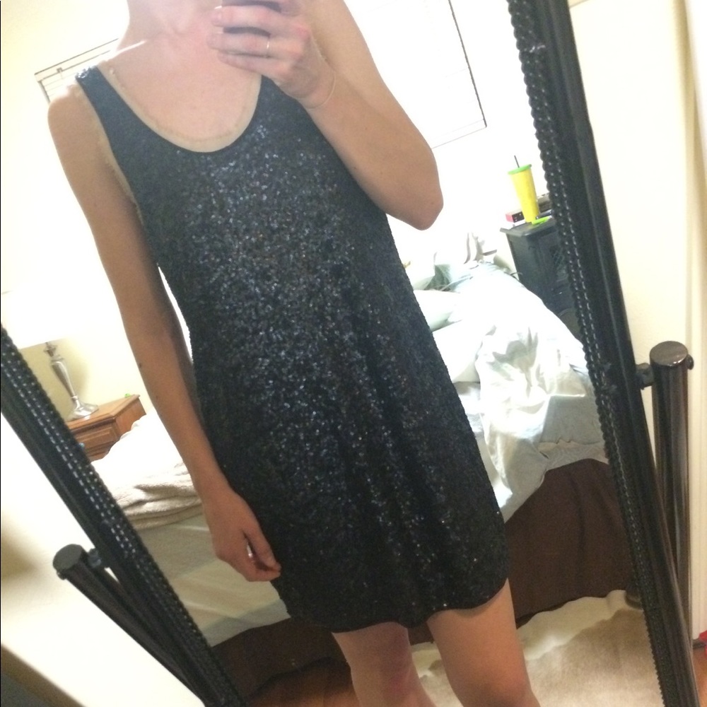 Wilfred Sequin Mini Dress