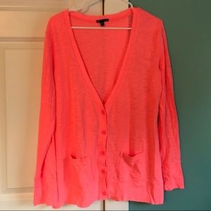 GAP: Large coral cardigan GAP: Large coral cardigan