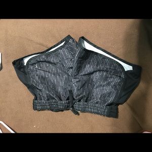 Gray athletic shorts