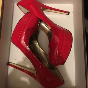 Bebe Bailey Red Pumps Bebe Bailey Red Pumps