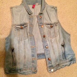 denim vest