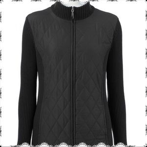 Croft & Barrow Quilted Sweater Jacket Croft & Barrow Quilted Sweater Jacket