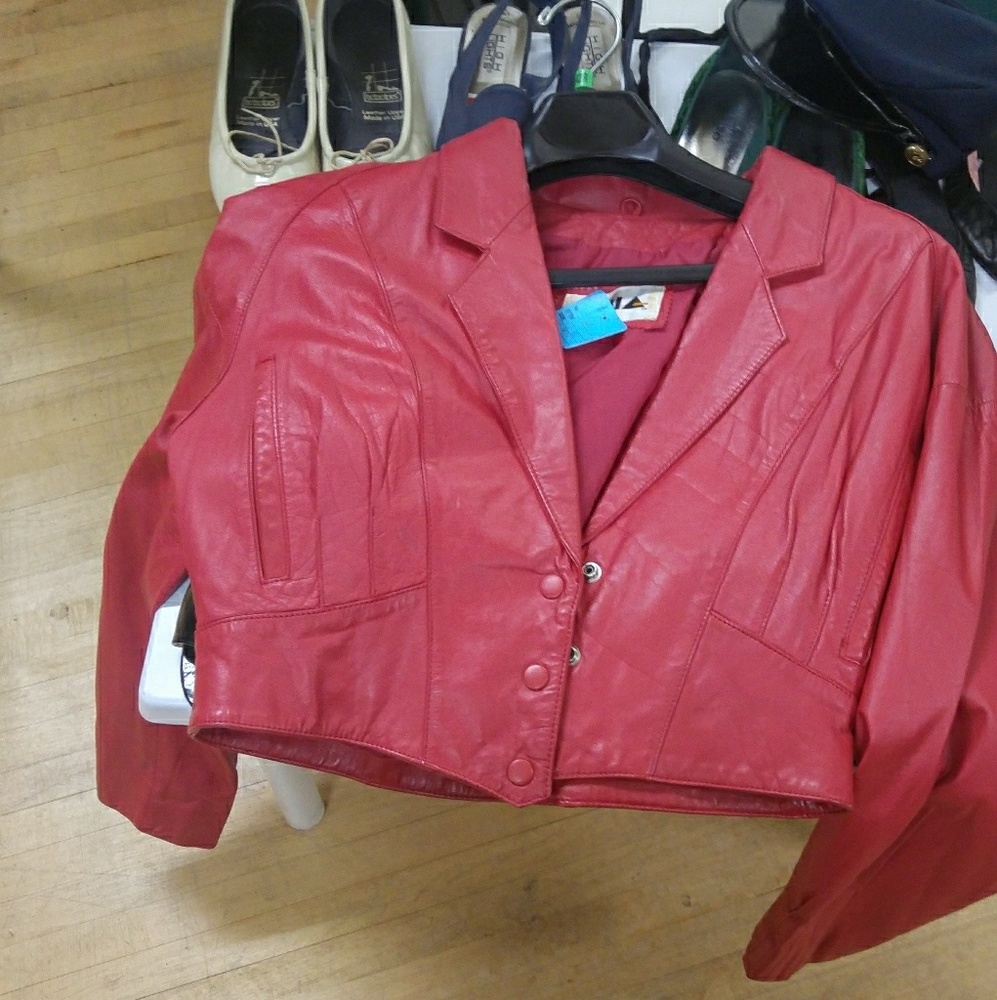 Red jacket