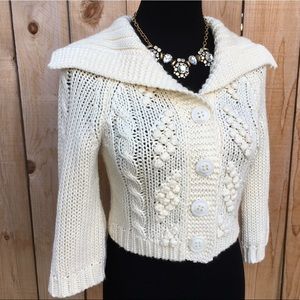 🆕 Express | Long Sleeve Cropped Cardigan 🆕 Express | Long Sleeve Cropped Cardigan