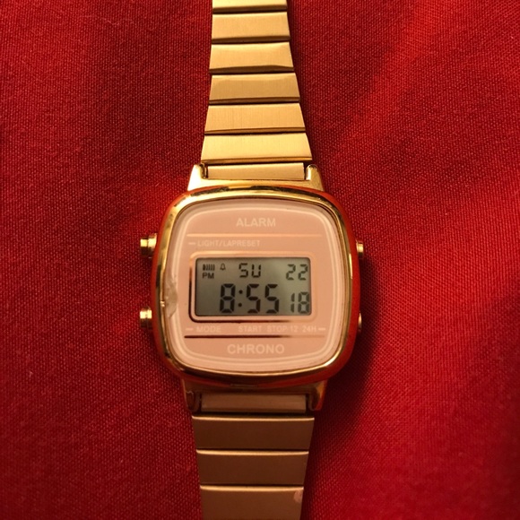 Rose Gold Digital Watch - Picture 7 of 8
