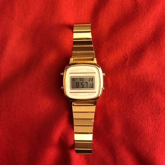 Rose Gold Digital Watch - Picture 1 of 8