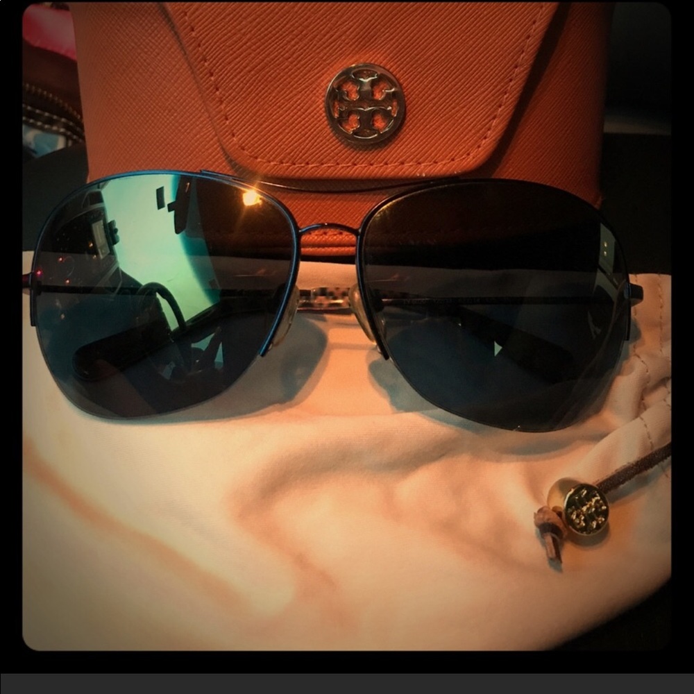 Tory Burch oval sunglasses