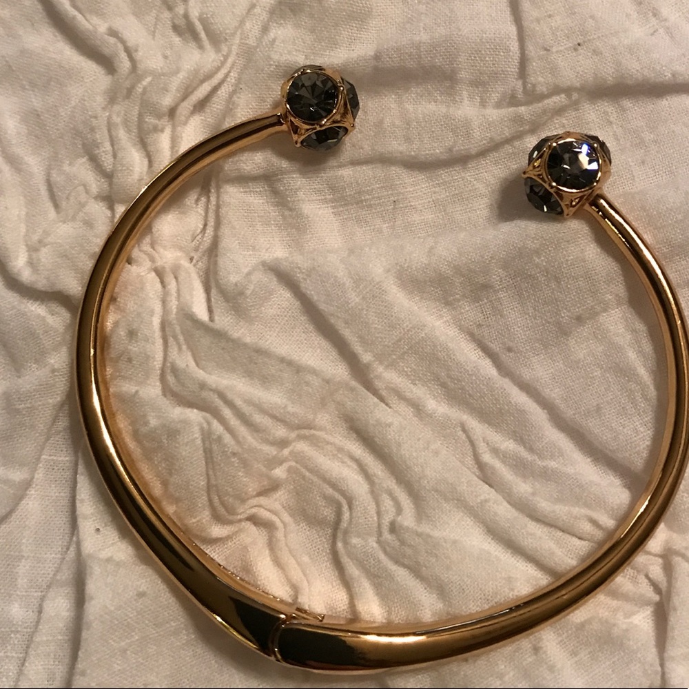Kate spade cuff. Graphite stones
