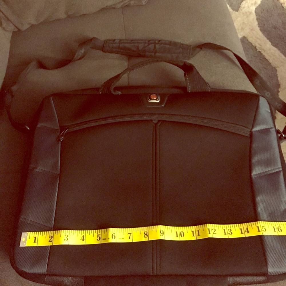Awesome black and blueish laptop bag!