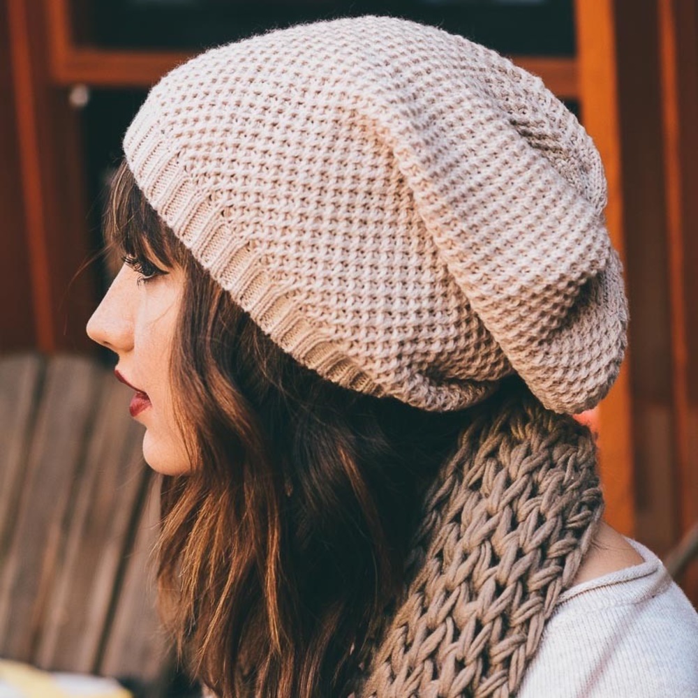 6 PACKS Oatmeal Beanies