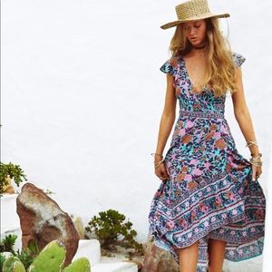 NWT Arhem Spanish Rose Wrap in Azure NWT Arhem Spanish Rose Wrap in Azure