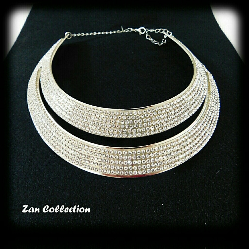 Double Silver Necklace