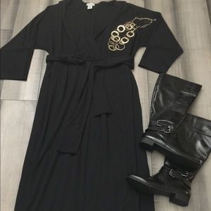 NWOT Jessica London Long Sleeve Black Maxi Dress NWOT Jessica London Long Sleeve Black Maxi Dress