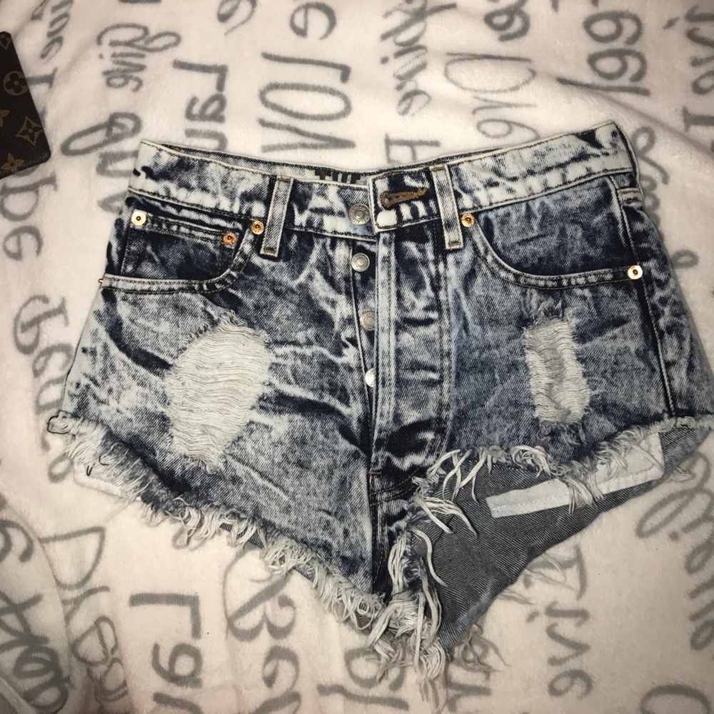 High waisted vintage shorts