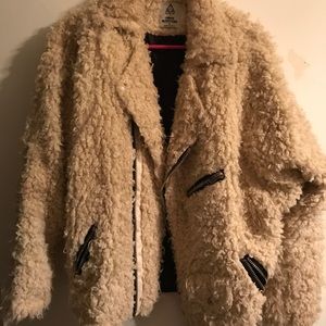 U.N.I.F. Fluffy Moto Jacket U.N.I.F. Fluffy Moto Jacket