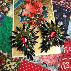 Beautiful vintage brightly colored earrings Beautiful vintage brightly colored earrings