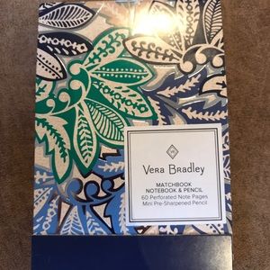 Vera Bradley Matchbook Notebook and Pencil Vera Bradley Matchbook Notebook and Pencil
