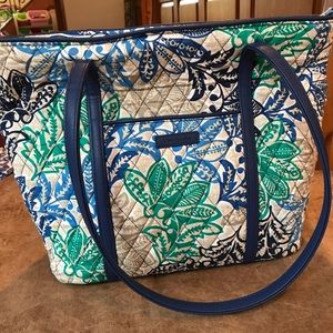 Vera Bradley Small Trimmed Vera Tote