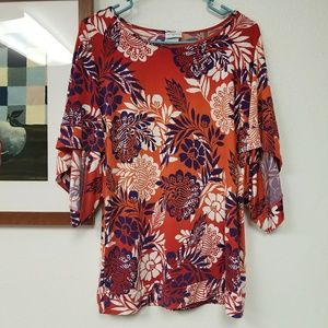 💎8FOR$25SALE-Jaclyn Smith Floral Top
