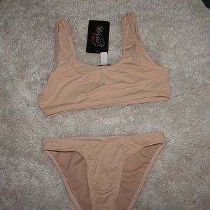 High waisted nude bikini set High waisted nude bikini set
