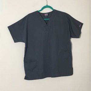 Cherokee Gray Scrub Top Short Sleeve 4700 M Cherokee Gray Scrub Top Short Sleeve 4700 M