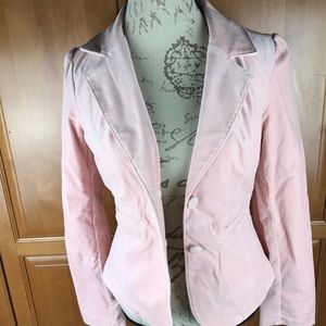 Abercrombie & Fitch blazer size large, velvet pink Abercrombie & Fitch blazer size large, velvet pink