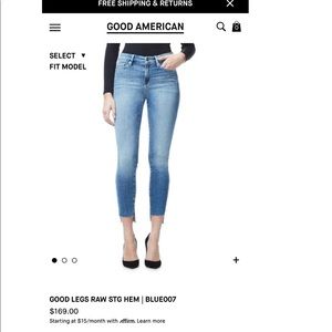 Good American jeans!