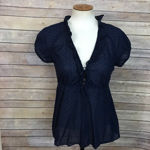 J. Crew Blue Top Size S J. Crew Blue Top Size S