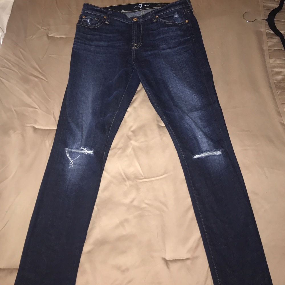 7 for all mankind the ankle skinny