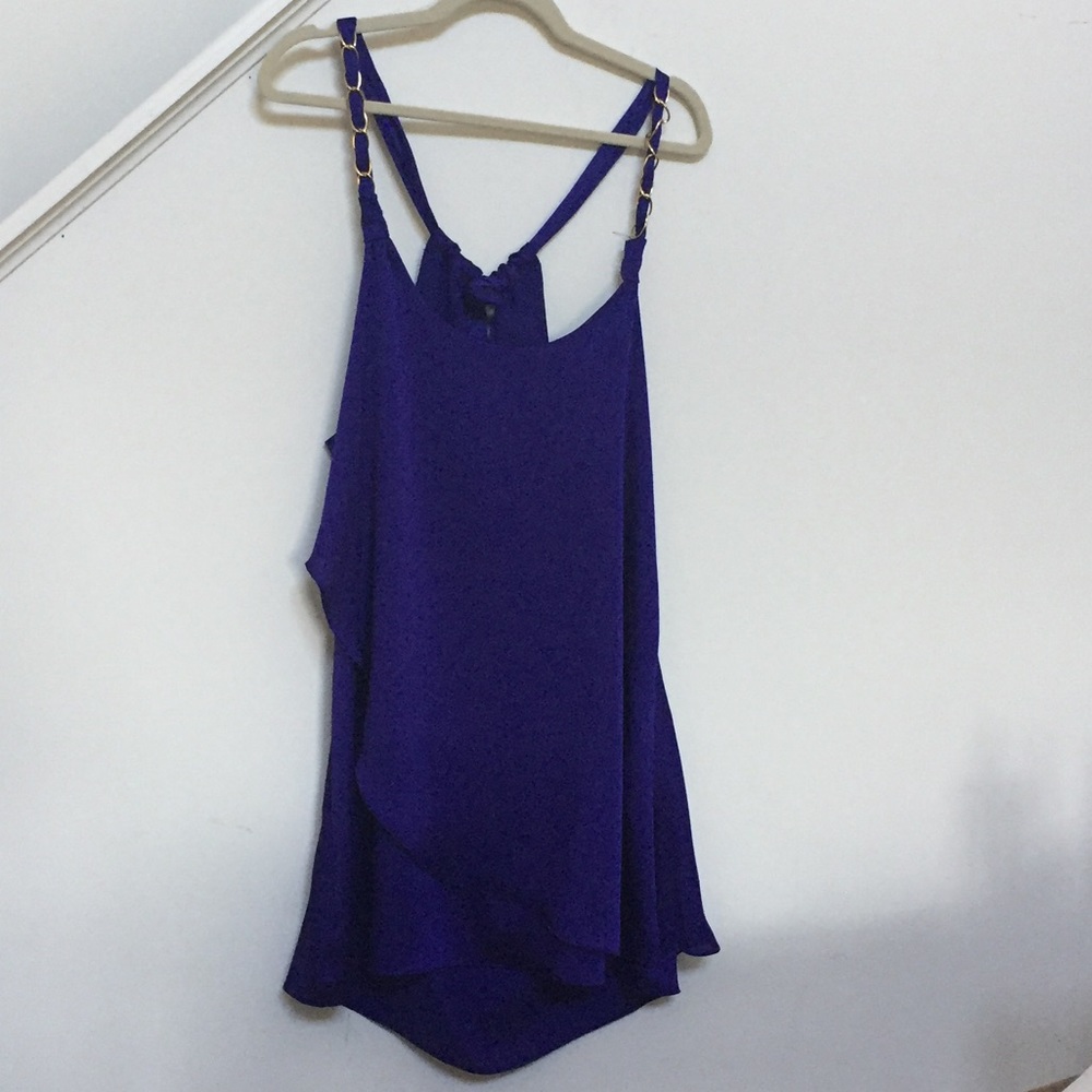 BRAND NEW! Purple silk dress