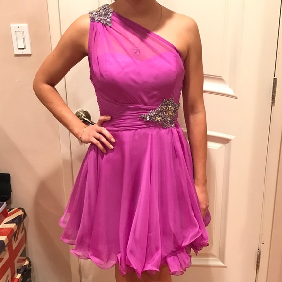 Baby Doll Mac Duggal Dress - Picture 1 of 3