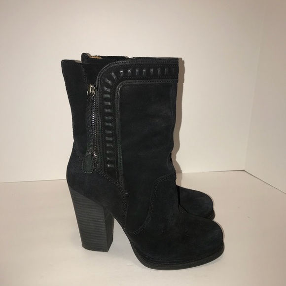 Nine West ankle suede ankle boots - Picture 3 of 6
