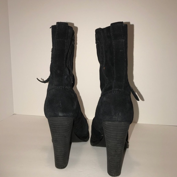 Nine West ankle suede ankle boots - Picture 4 of 6