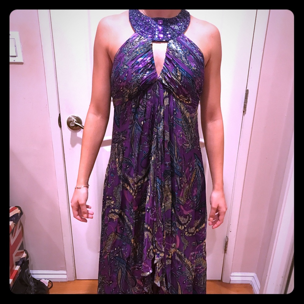 Cachet Paisley Maxi Dress