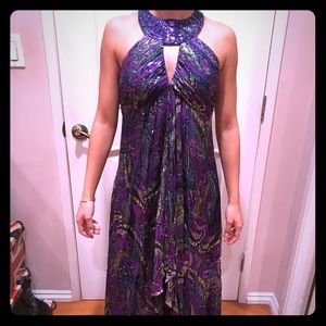 Cachet Paisley Maxi Dress