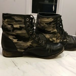 Camo Combat Boots