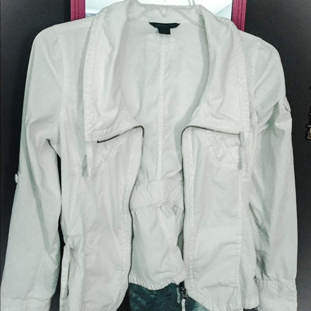 Brand New White Armani Exchange (A/X) Jacket 👀