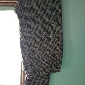 LuLaRoe brown and cream leggings LuLaRoe brown and cream leggings