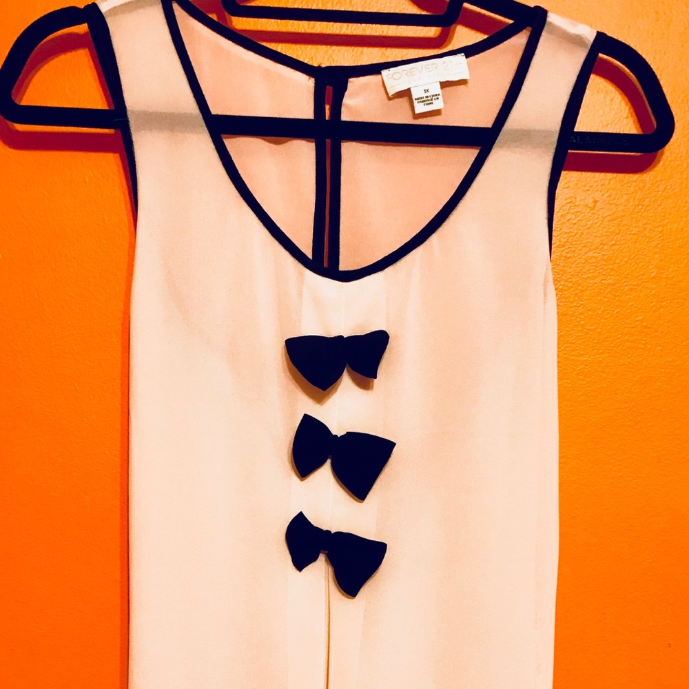 FOREVER 21+ PLUS SIZES Pretty tie back top
