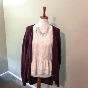 White Lace Ruffle Halter Tank Top White Lace Ruffle Halter Tank Top