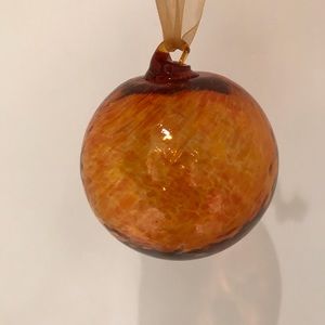 NIB Handblown Glass Ornament from Pottery Barn NIB Handblown Glass Ornament from Pottery Barn