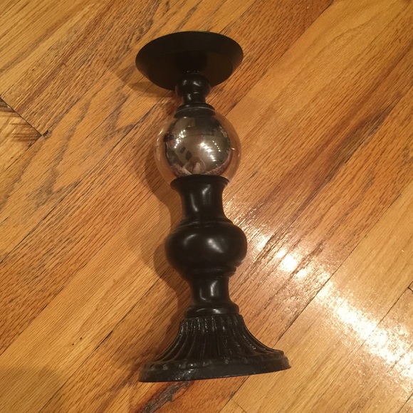 Other - Black/Silver Candle Holder Other - Black/Silver Candle Holder