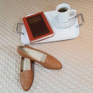 Genuine weaved leather Pointed Flats Genuine weaved leather Pointed Flats
