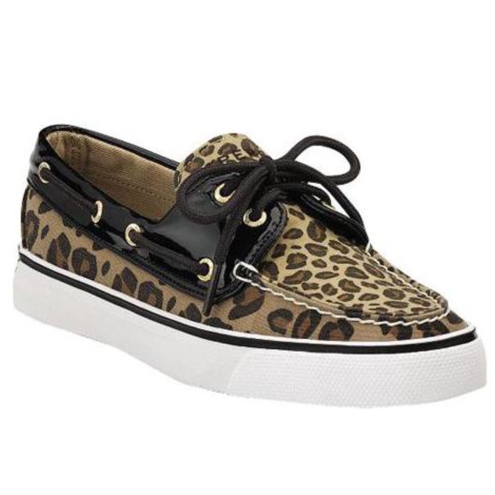 Sperry leopard/patent leather Top-Sider