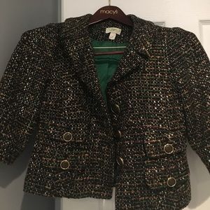 Tweed Loft cropped blazer
